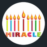 Miracle Classic Round Sticker<br><div class="desc">Customize it with your own design,  or any of ours.</div>