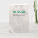 Miracle Definition Inspiration Card at Zazzle