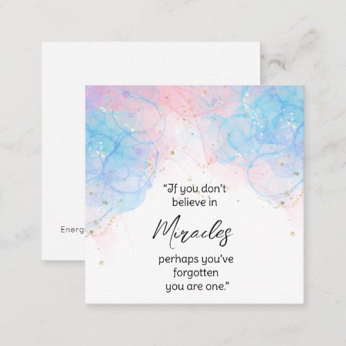  Miracle Etherel Magical Glitter AP62  Note Card