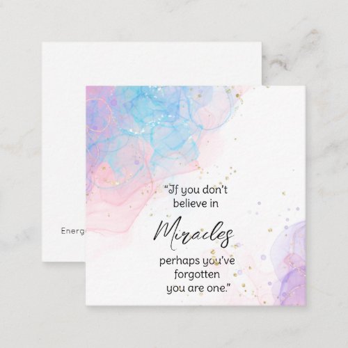  Miracle Etherel Magical PASTEL  AP62  Note Card