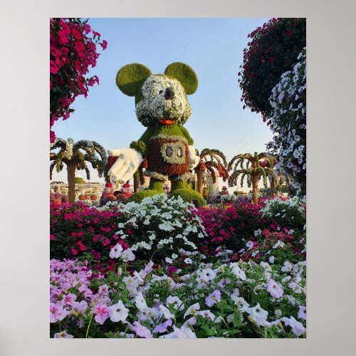 Miracle Garden Dubai UAE Poster