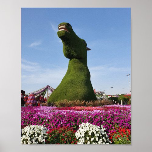 Miracle Garden Dubai UAE  Poster