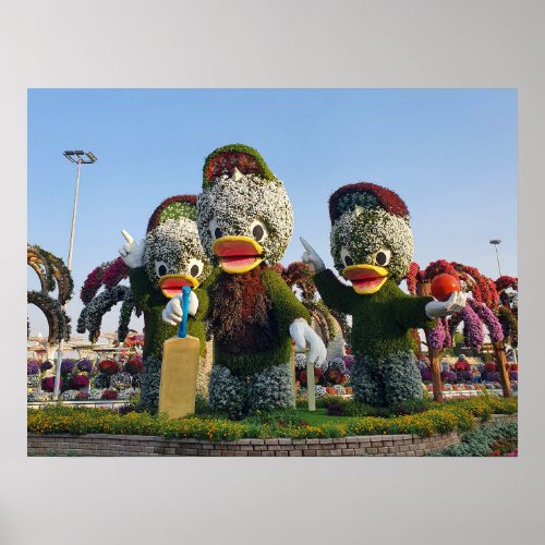 Miracle Garden Dubai UAE Poster