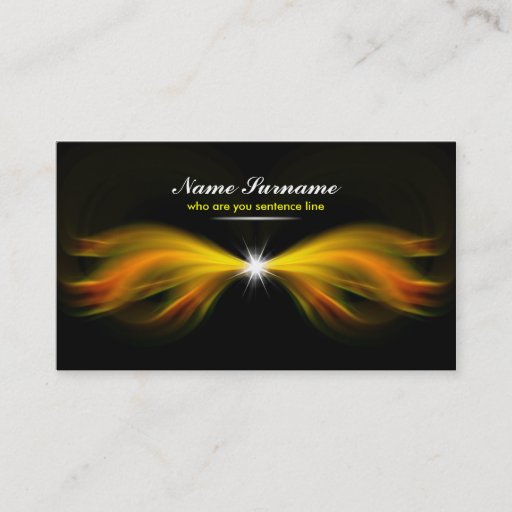 Customizable miracle light business card