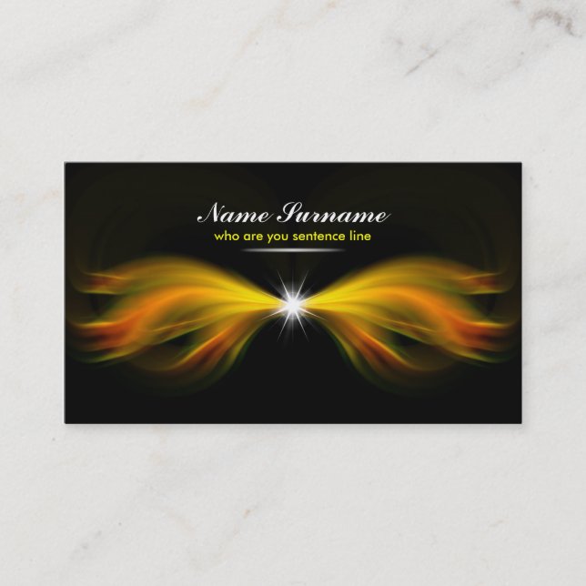 miracle light business card (Front)