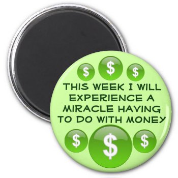 Miracle Money Magnet by lycheerose at Zazzle