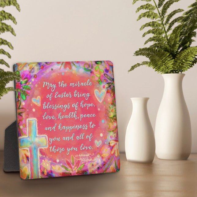 Miracle of Easter Quote Pretty Faith  Inspirivity Plaque (Creator Uploaded)