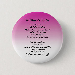 Miracle of Friendship poem button