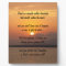 Miracle of friendship Poem Plaque