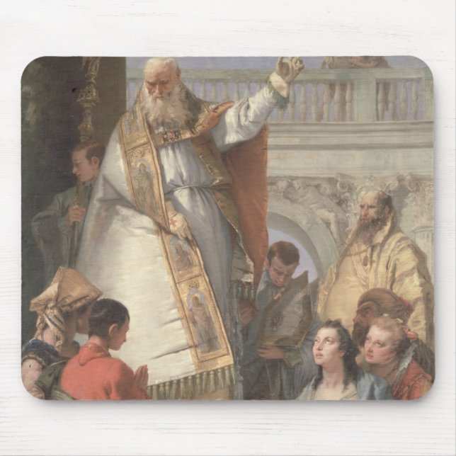 Miracle of St. Patrick, c.1746 (oil on canvas) Mouse Pad (Front)