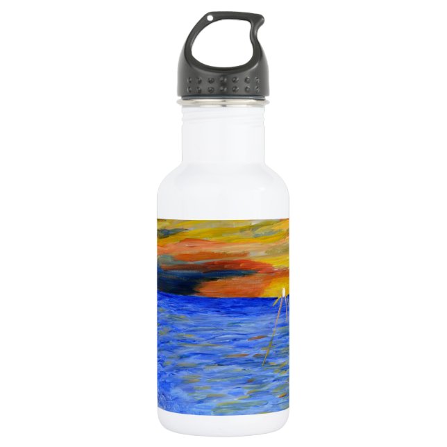 Miracle of Sunset Water Bottle (Front)