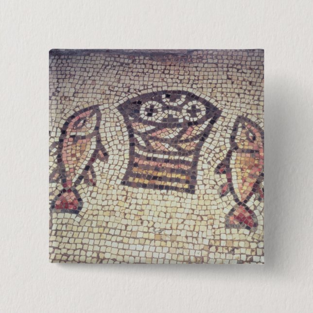 Miracle of the Bread and the Fishes Pinback Button (Front)