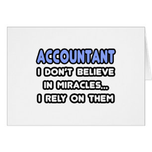 Miracles and Accountants Cards