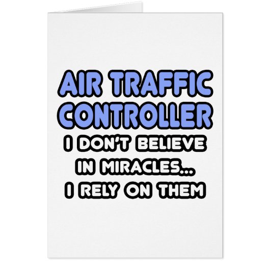 Miracles and Air Traffic Controllers Cards (Front)