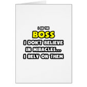 Miracles and Bosses ... Funny (Front)
