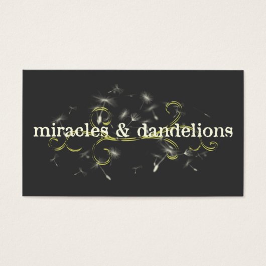 miracles and dandelions (Front)