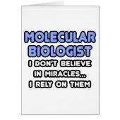 Miracles and Molecular Biologists (Front)