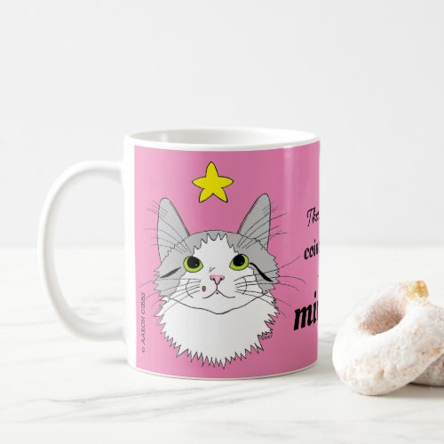 Miracles Gizmo Ragdoll Cat Inspirational Pink Coffee Mug