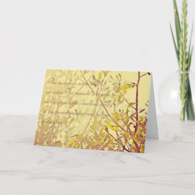 Miracles greeting card (Front)