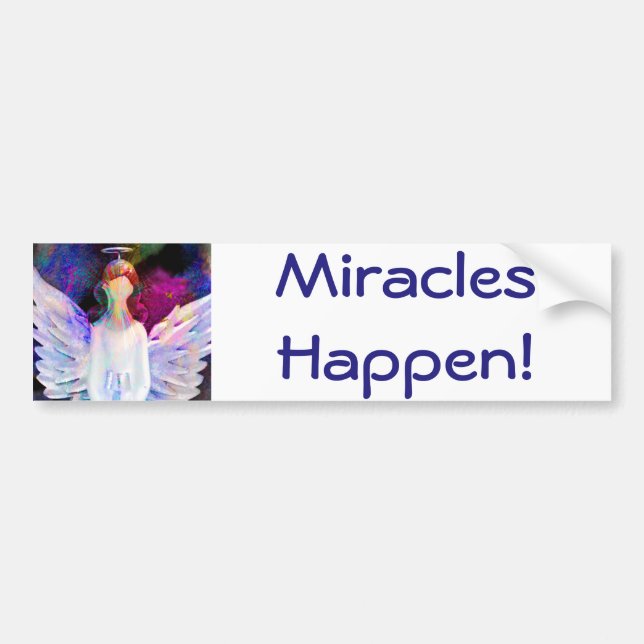 Miracles Happen! Bumper Sticker (Front)