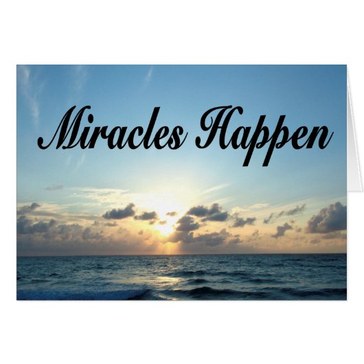 MIRACLES HAPPEN CARDS (Front Horizontal)