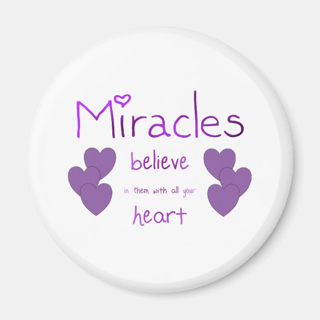 Miracles Magnet (Front)