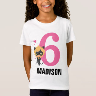 Miraculous Cat Noir Chibi Birthday T-Shirt