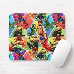 Miraculous Colorful Character Pattern Mouse Pad