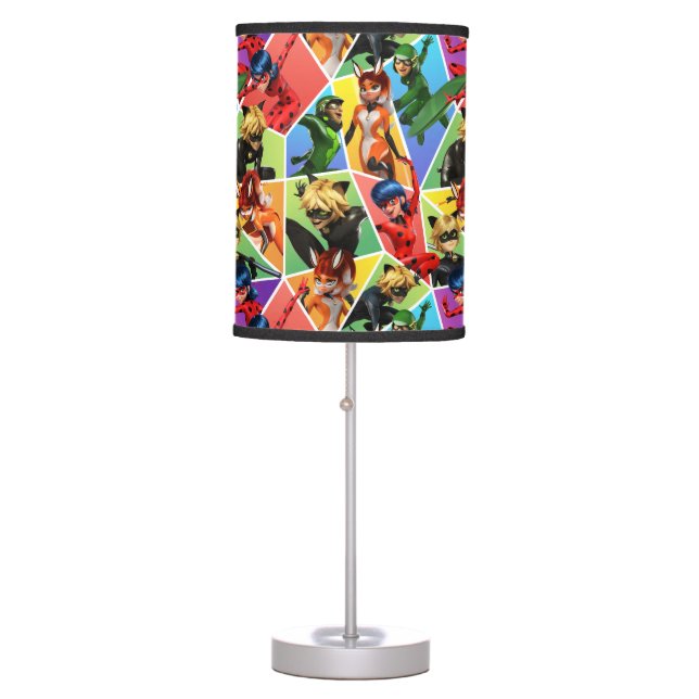 Miraculous Colorful Character Pattern Table Lamp (Front)