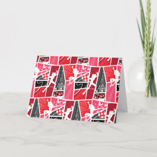 Miraculous Comic Ladybug Paris Pattern Card