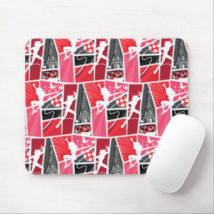 Miraculous Comic Ladybug Paris Pattern Mouse Pad