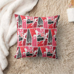 Miraculous Comic Ladybug Paris Pattern Throw Pillow