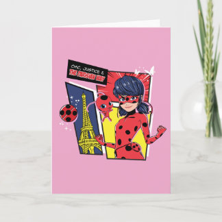 Miraculous Comic Ladybug Parisian Way Card