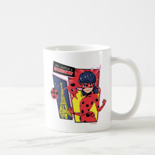 Miraculous Comic Ladybug Parisian Way Coffee Mug