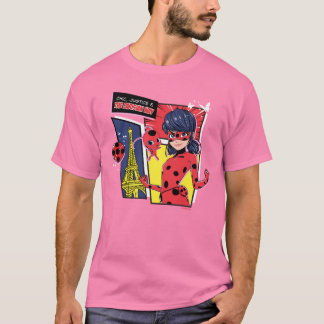Miraculous Comic Ladybug Parisian Way T-Shirt