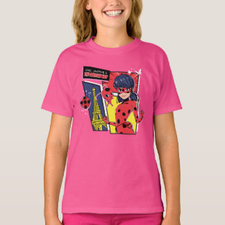 Miraculous Comic Ladybug Parisian Way T-Shirt