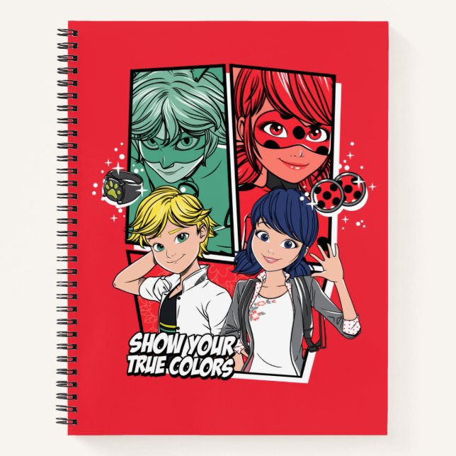 Miraculous Comic Marinette & Adrien True Colors Notebook (Front)
