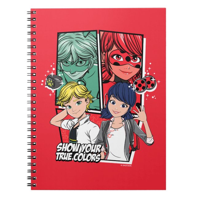 Miraculous Comic Marinette & Adrien True Colors Notebook (Front)