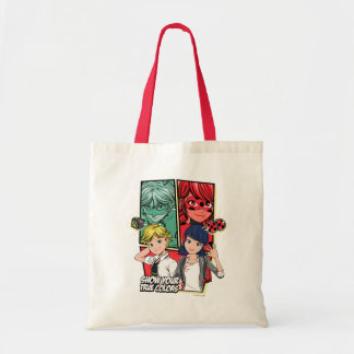 Miraculous Comic Marinette & Adrien True Colors Tote Bag