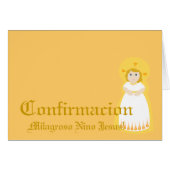 Miraculous" Confirmacion"-Spanish-Customize (Front Horizontal)