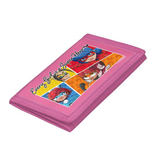 Miraculous Every Girl is a Super Hero Trifold Wallet