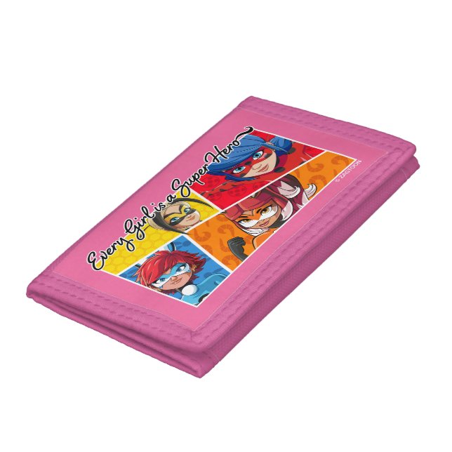 Miraculous Every Girl is a Super Hero Trifold Wallet (Bottom)