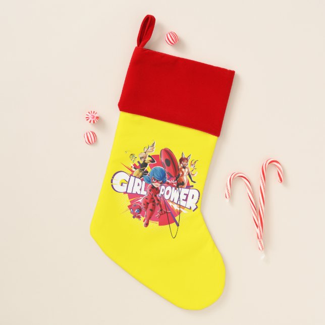 Miraculous Girl Power Christmas Stocking (Front)