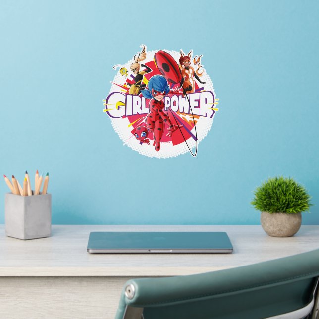 Miraculous Girl Power Wall Decal (Home Office 2)