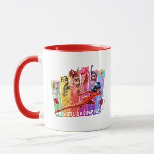 Miraculous Girls  Every Girl is a Super Hero Mug