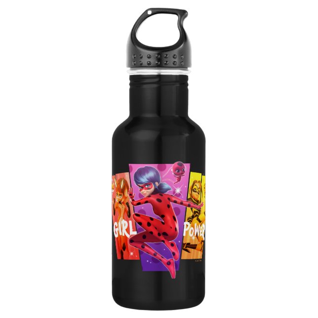 Miraculous Girls | Girl Power Stainless Steel Water Bottle (Front)
