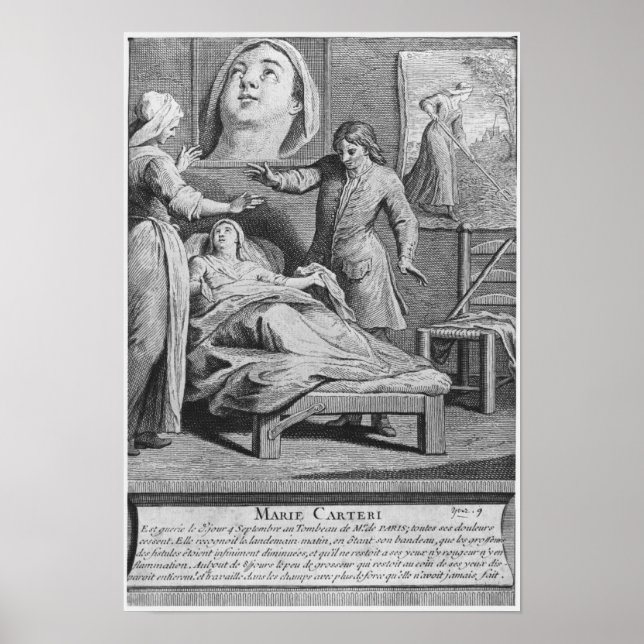 Miraculous healing of a blind woman poster (Front)