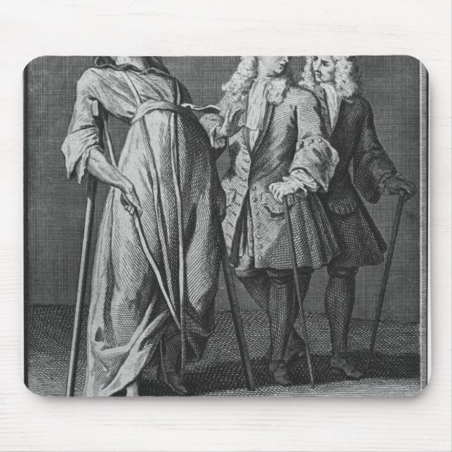 Miraculous healing of a paralytic mouse pad (Front)