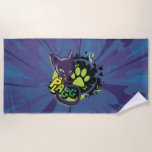 Miraculous Kwami Plagg Beach Towel