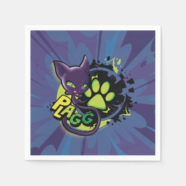 Miraculous Kwami Plagg Napkins (Front)